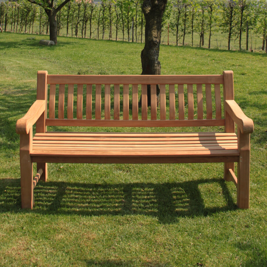 LivingFurn Teak Tuinbank 'Patrick Fat' 250cm LivingFurn Teak Tuinbank 'Patrick Fat' 250cm afbeelding