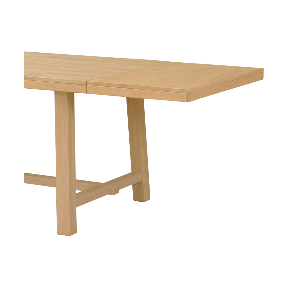 Brooklyn verlengstuk naturel voor Brooklyn eettafel - 50 x 95 cm afbeelding 1