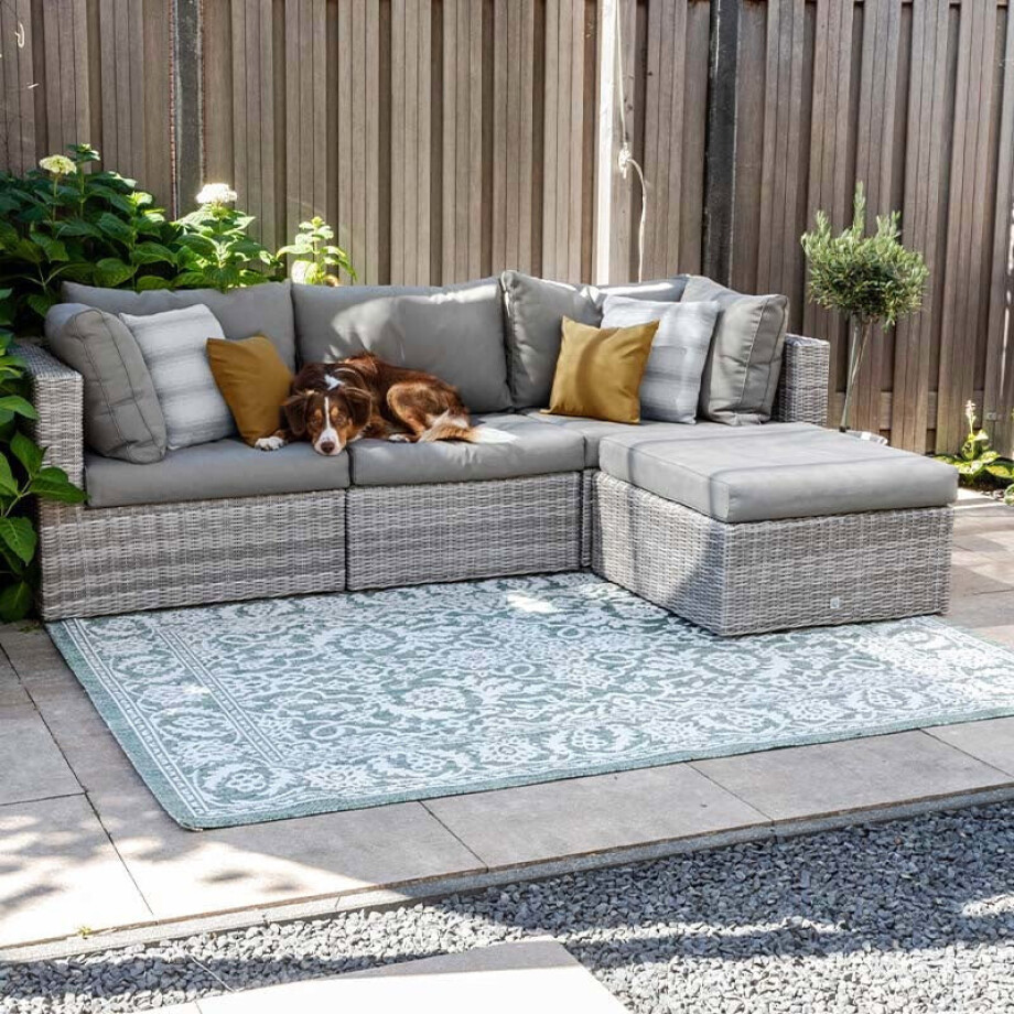 Buitenkleed Brunello Groen 160x230 Cm Laagpolig Dekbed Discounter - Dekbed-Discounter.nl afbeelding 1