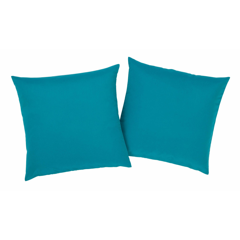 Bruno Banani Sierkussen Lagan 2-delige set, effen, kussenhoezen zonder vulling, 40 x 40 cm (2 stuks) afbeelding 1