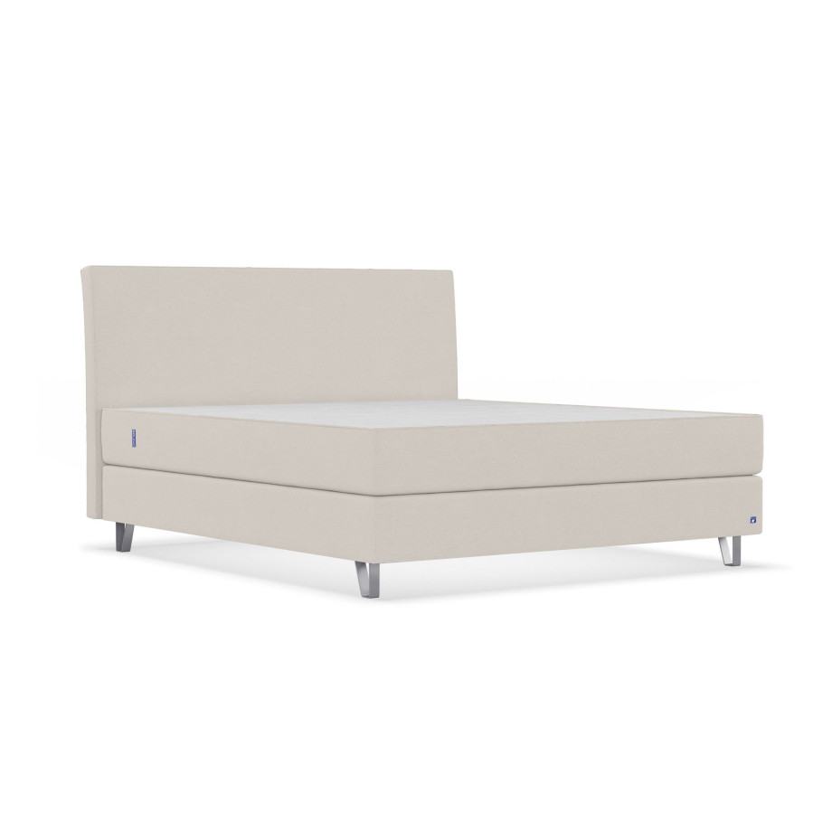 BRUNO Original boxspring 200x200cm in Beige | Bekroond design volgens Duitse kwaliteitsmaatstaven afbeelding 1