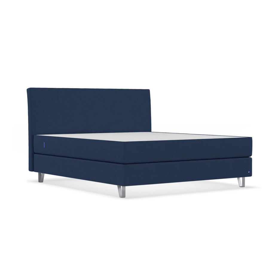 BRUNO Original boxspring 160x200cm in Blauw | Bekroond design volgens Duitse kwaliteitsmaatstaven afbeelding 1