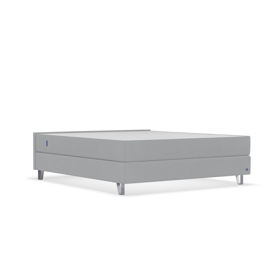 BRUNO Original boxspring 200x200cm in Licht grijs | Bekroond design volgens Duitse kwaliteitsmaatstaven afbeelding 1