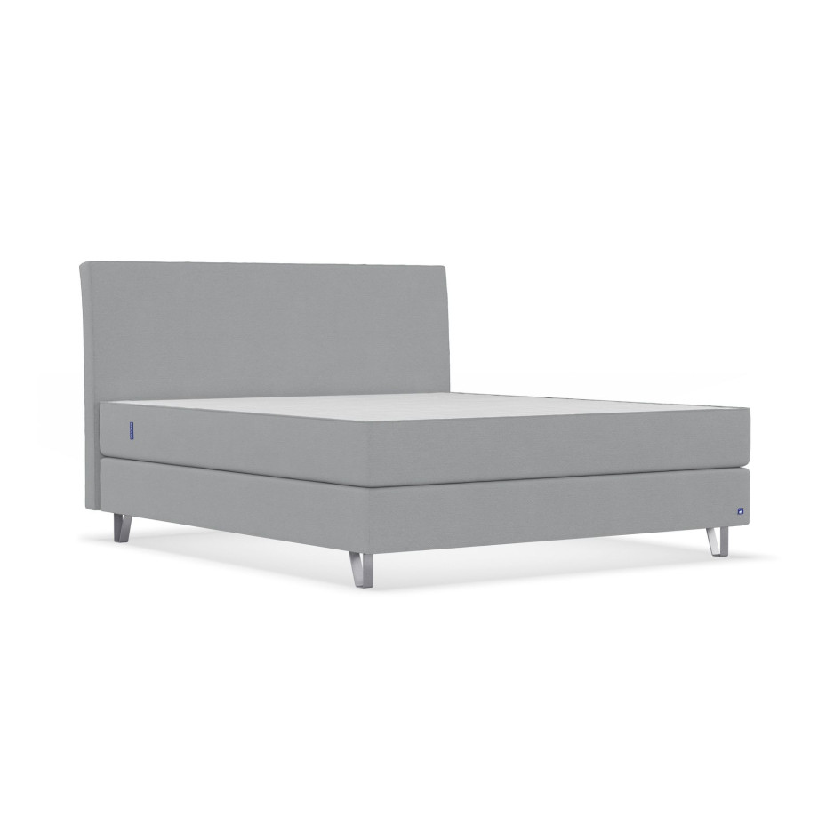 BRUNO Original boxspring 200x200cm in Licht grijs | Bekroond design volgens Duitse kwaliteitsmaatstaven afbeelding 1