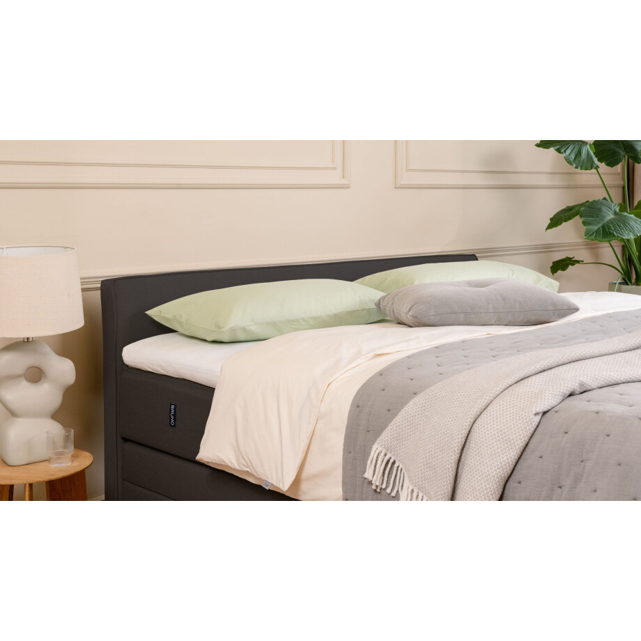 BRUNO Premium boxspring met opbergruimte, 180x200cm, in zwart / antraciet | Matrashardheid: Links H2 / Rechts H3 | Extra opbergruimte & individueel configureerbaar afbeelding 1
