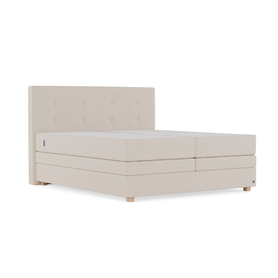 BRUNO Original boxspring met opbergruimte 160x200cm in Beige | Ruimtebestarend en zelf samen te stellen BRUNO Original boxspring met opbergruimte 160x200cm in Beige | Ruimtebestarend en zelf samen te stellen afbeelding 1