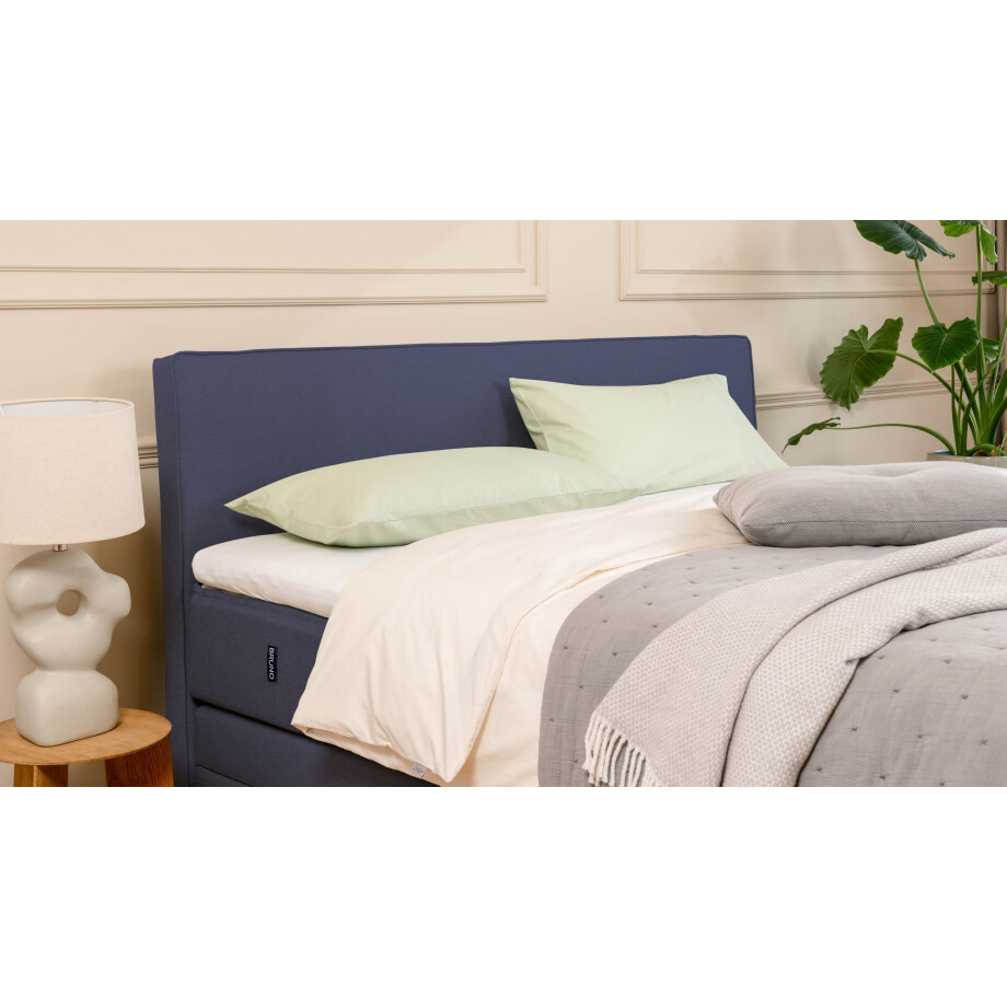 BRUNO Premium boxspring met opbergruimte, 160x200cm, in blauw | Matrashardheid: Links H2 / Rechts H3 | Extra opbergruimte & individueel configureerbaar afbeelding 1