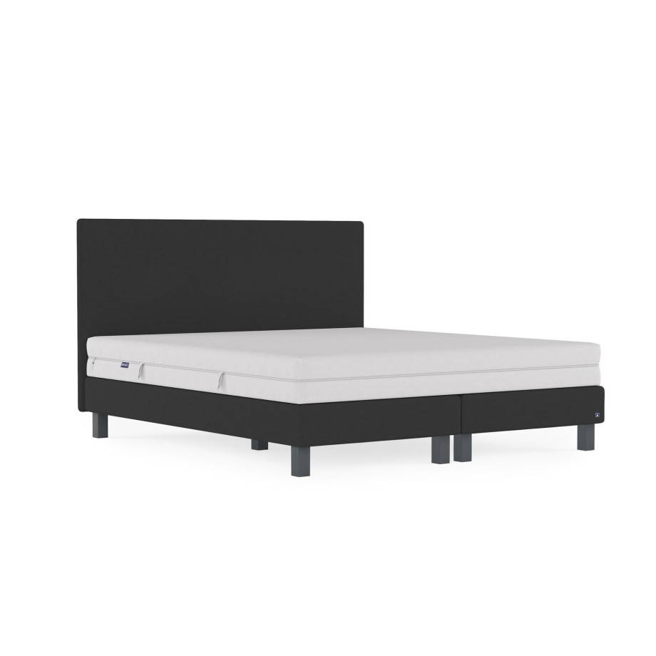 BRUNO Comfort boxspring 160x200cm in Antraciet | 100 jaar kwaliteitservaring voor de beste prijs afbeelding 