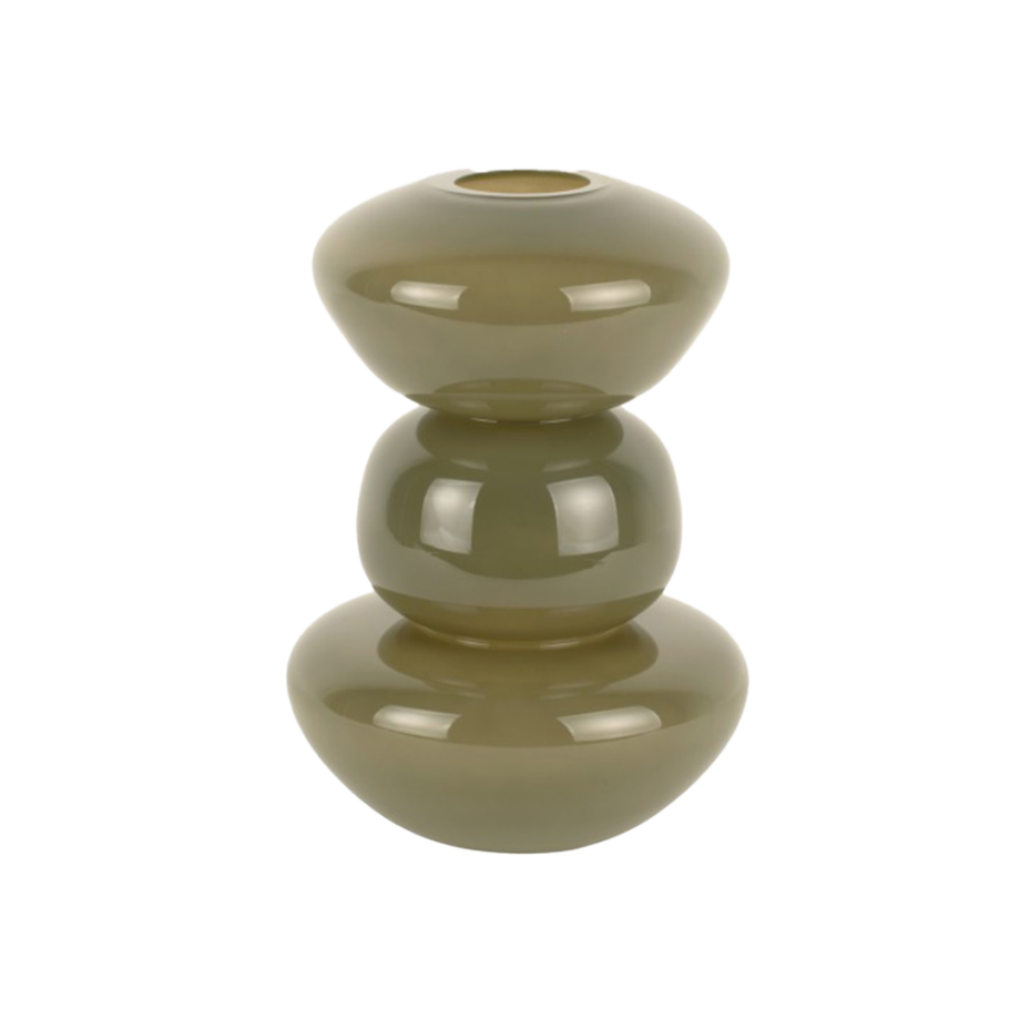 Bubbles glazen vaas - Medium - Donkergroen Bubbles glazen vaas - Medium - Donkergroen afbeelding 1