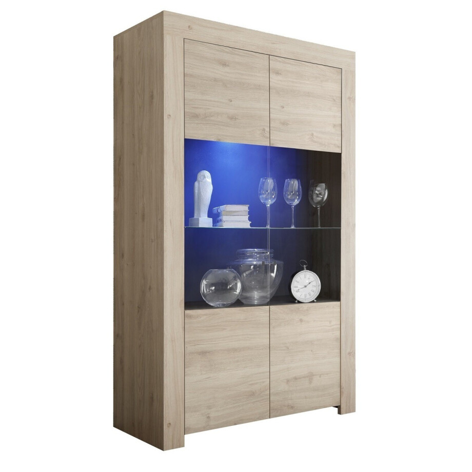 Buffetkast Firenze 186 cm hoog in Cadiz eiken afbeelding 1