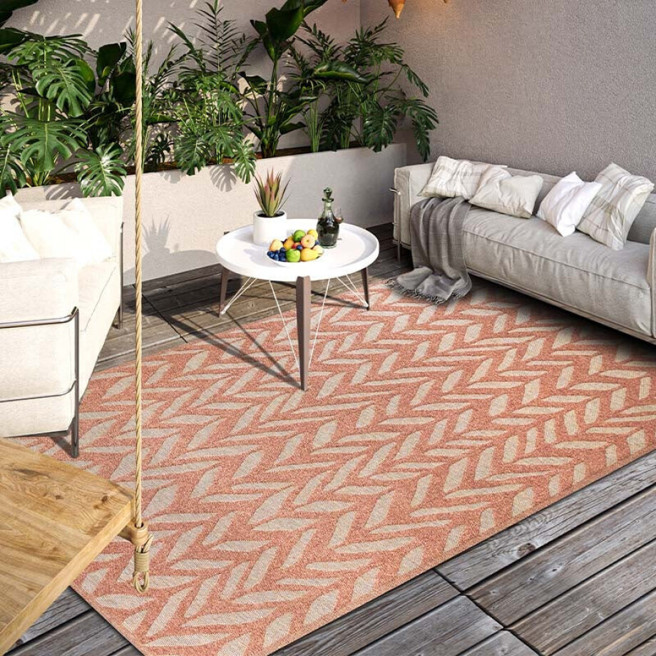 Buitenkleed Georgette - Koper 230x160cm - - Dekbed-Discounter.nl afbeelding 