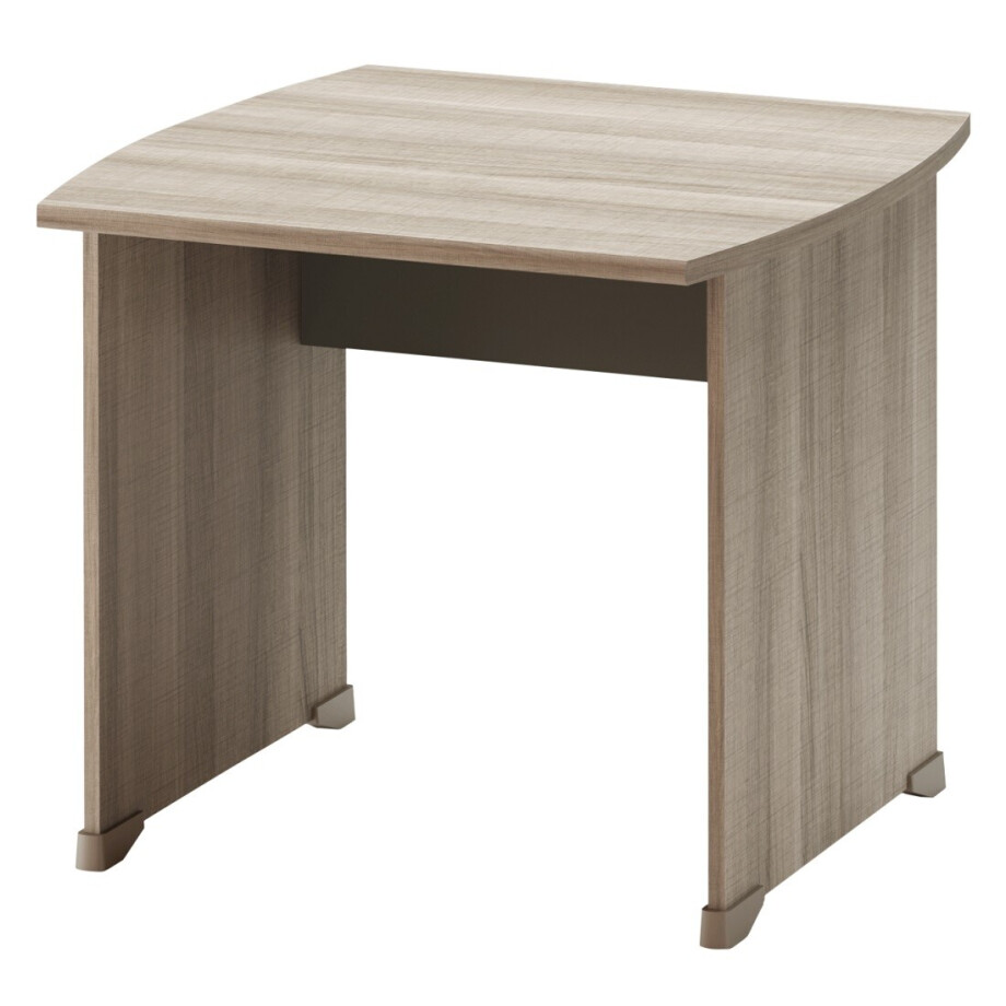 Bureau Jazz 80 cm breed in grijs eiken Bureau Jazz 80 cm breed in grijs eiken afbeelding 1