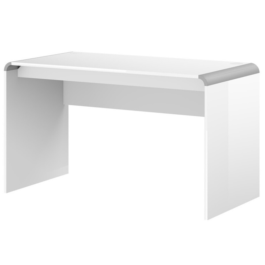 Bureau Murano 100 cm breed in hoogglans wit afbeelding 1