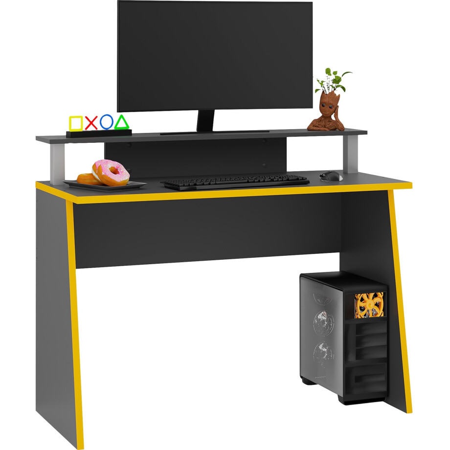 Computerbureau Zocker Pro 117 cm Breed antraciet afbeelding 1