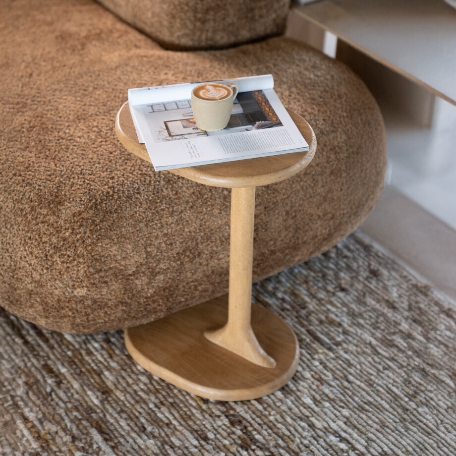 By-Boo Laptoptafel 'Fenix' Mangohout, 40 x 30cm, kleur Naturel By-Boo Laptoptafel 'Fenix' Mangohout, 40 x 30cm, kleur Naturel afbeelding 1