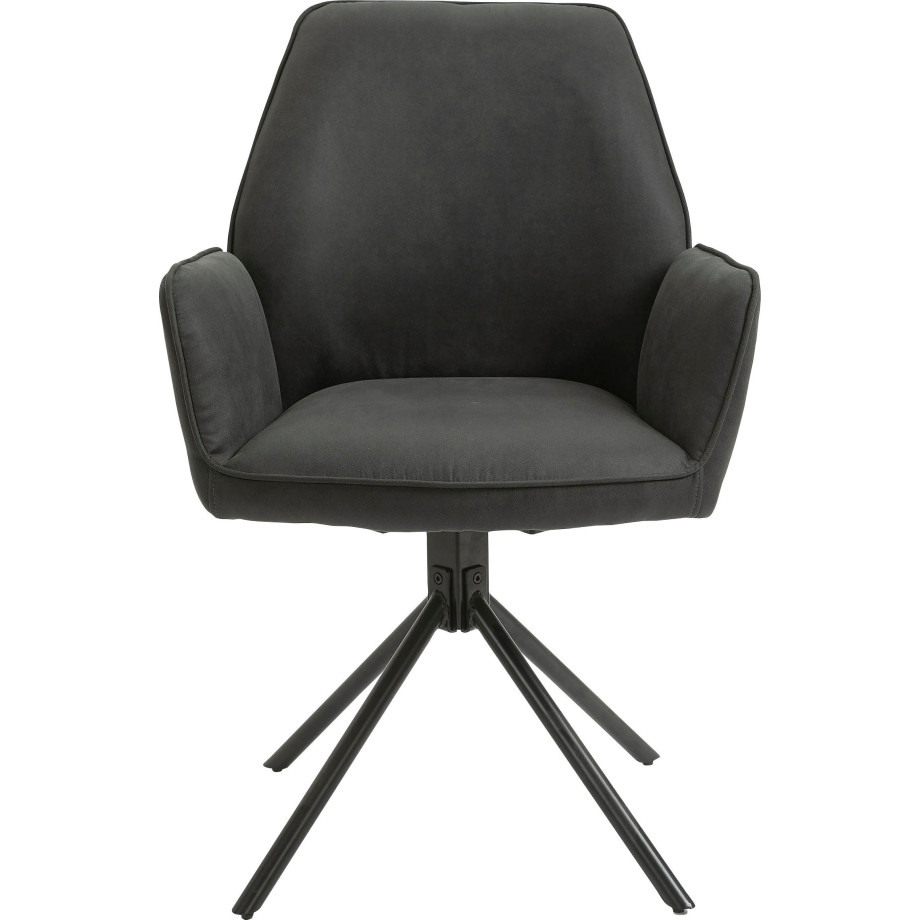 byLIVING Eetkamerstoel Blair set van 2, 360° draaibaar, gezellige fauteuil, verschillende stoffen (set, 2 stuks) afbeelding 1