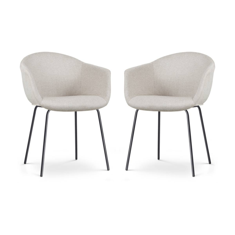 Set van 2 eetkamerstoelen Nora-Otis | Nolon afbeelding 1