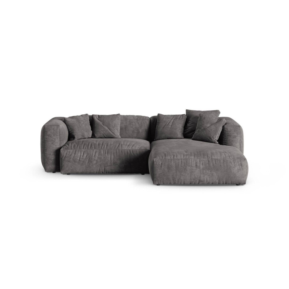 Modulaire hoekbank Martina rechts velvet | Micadoni Home Modulaire hoekbank Martina rechts velvet | Micadoni Home afbeelding 1