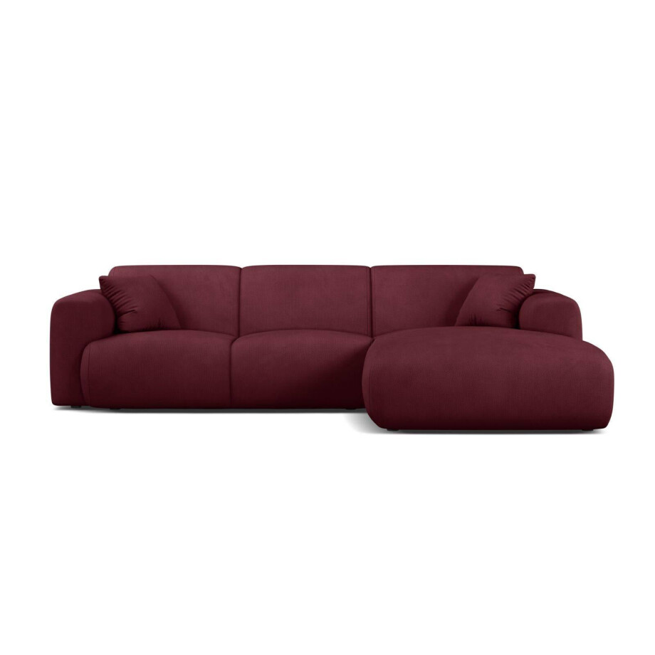 Hoekbank Molino rechts chenille | Micadoni Home afbeelding 1