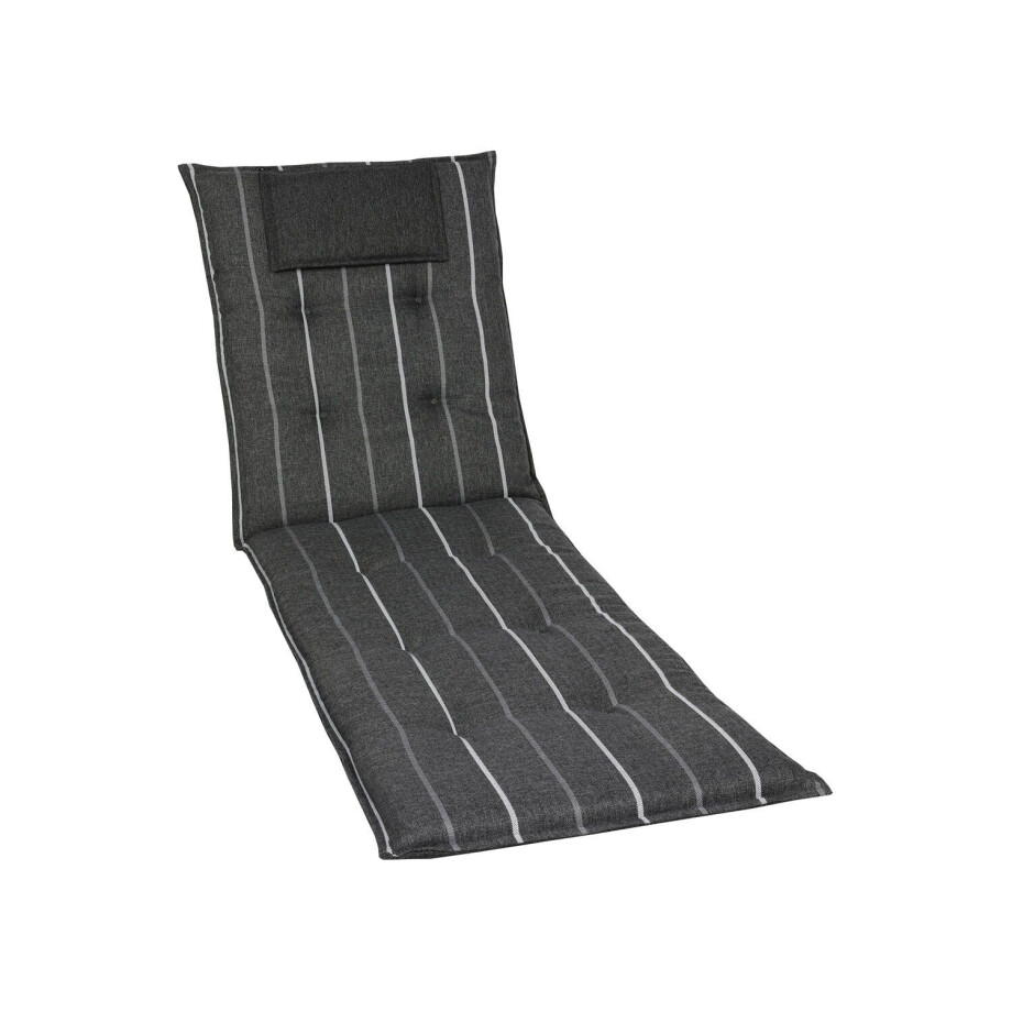 GO-DE Textil Tuinkussen (Stoelkussen voor een ligbed, Antraciet) GO-DE Textil Tuinkussen (Stoelkussen voor een ligbed, Antraciet) afbeelding 1
