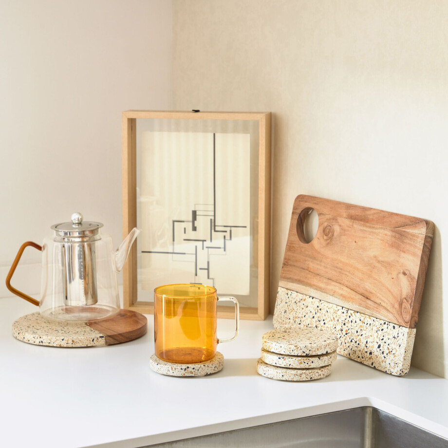 Kave Home Fotolijst 'Flavina' 22 x 31cm, kleur Naturel Kave Home Fotolijst 'Flavina' 22 x 31cm, kleur Naturel afbeelding 1