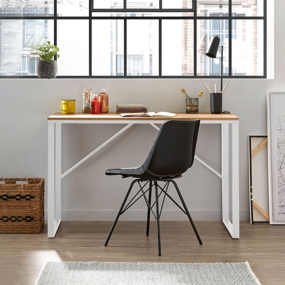 Kave Home Bureau 'Talbot' 120 x 60cm, kleur Wit afbeelding 1