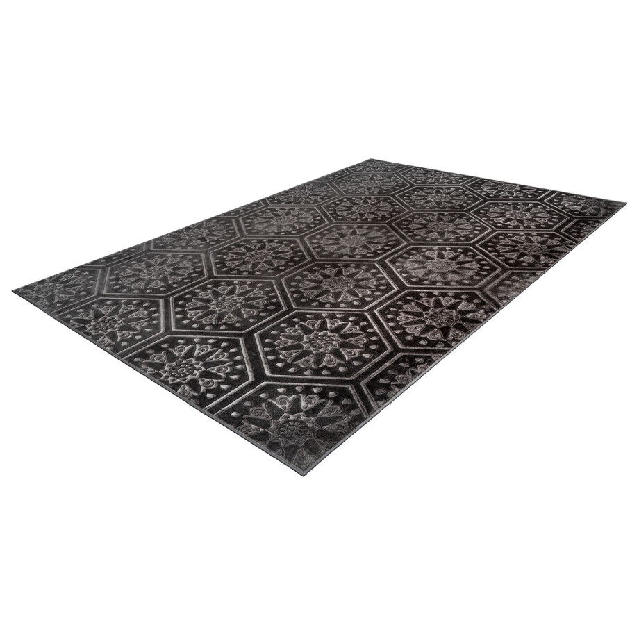 Arte Espina Vloerkleed Monroe (Antraciet 200, 160cm x 230cm) afbeelding 1