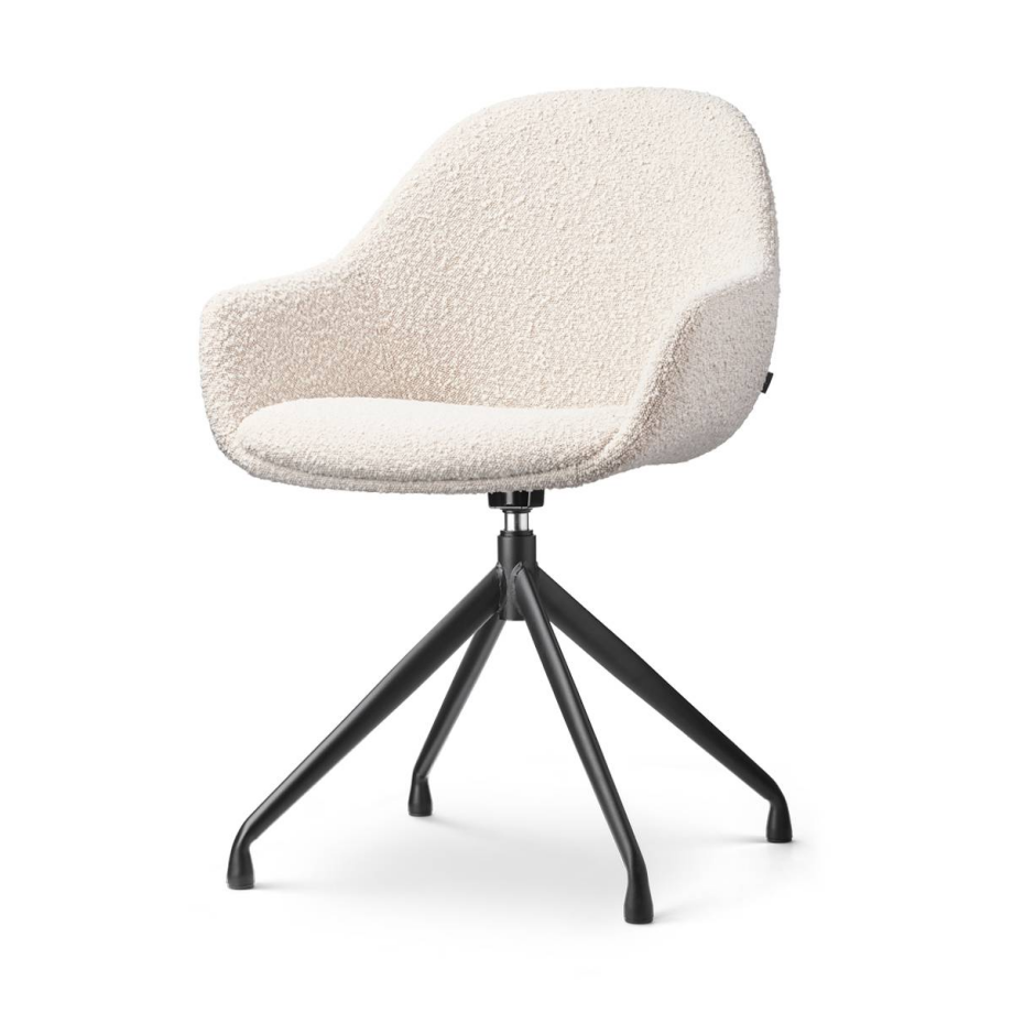 Eetkamerstoel Nola-Mae bouclé draaibaar | Nolon Eetkamerstoel Nola-Mae bouclé draaibaar | Nolon afbeelding 1