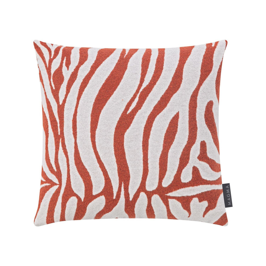 MAGMA Kussenhoes ZEBRA (Roest, 40 x 40 cm) afbeelding 1