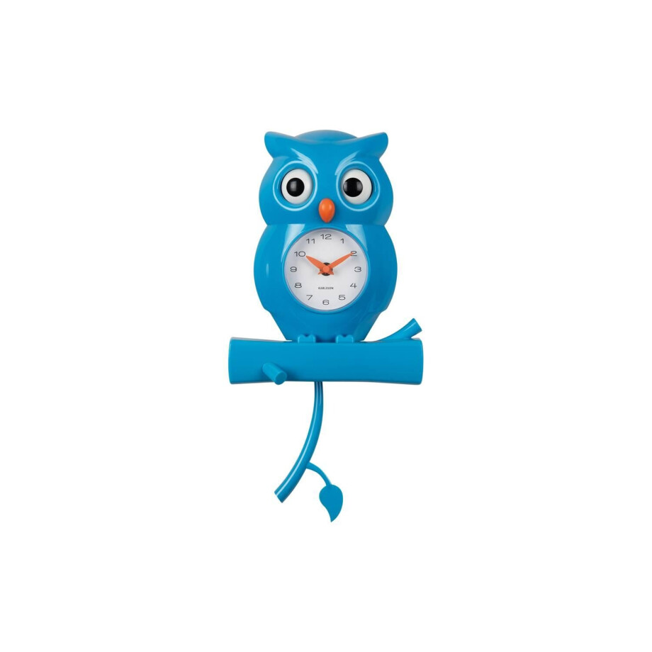 Wandklok Owl met pendulum | KARLSSON afbeelding 1