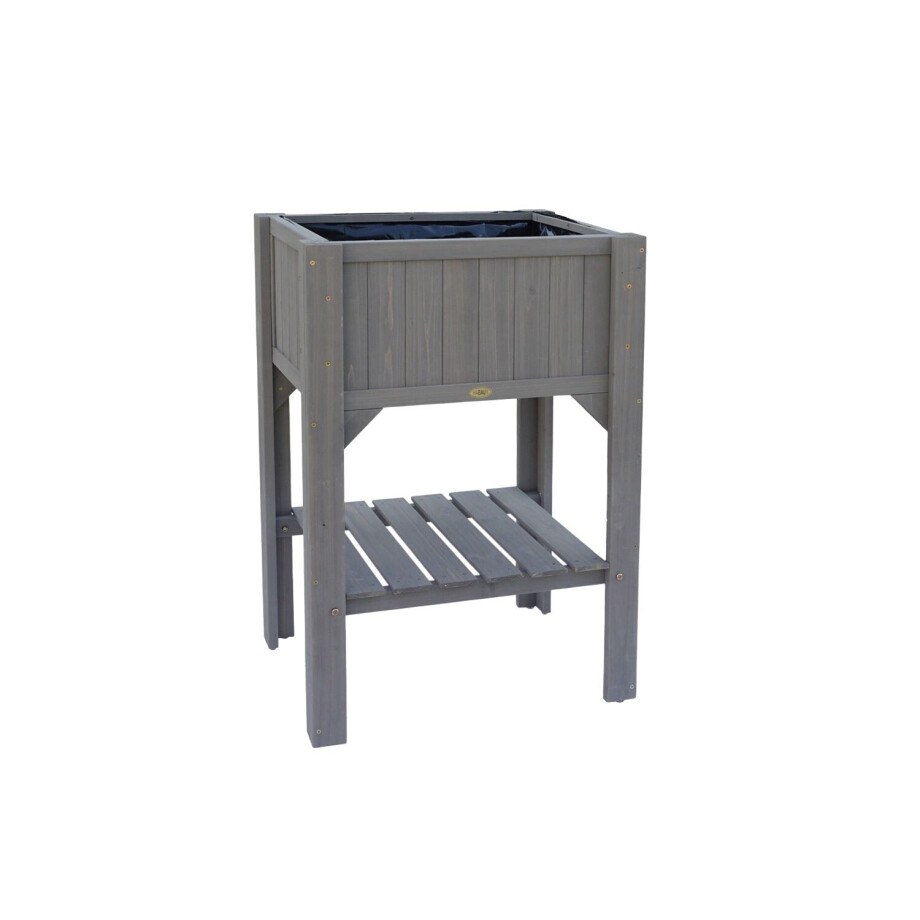 HABAU Verhoogde plantenbak (Grijs) afbeelding 1