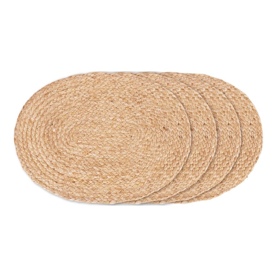 Set van 4 placemats Bombay jute | House Nordic afbeelding 1