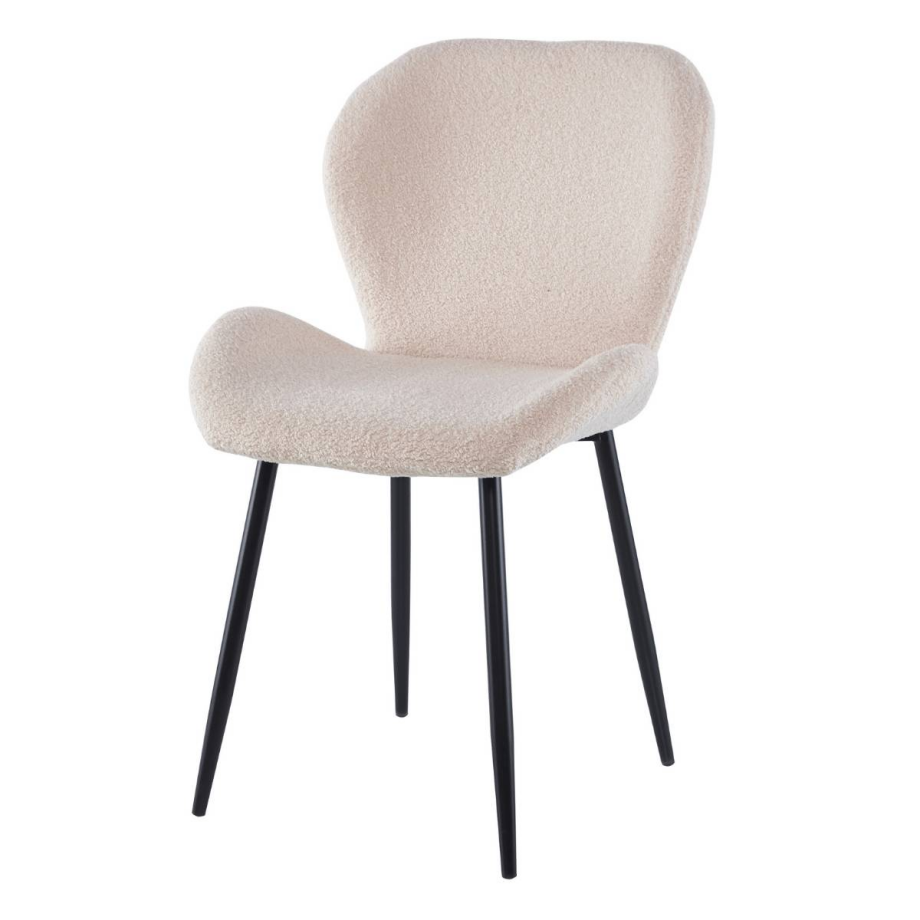 Eetkamerstoel Giulia teddystof | DS4U Eetkamerstoel Giulia teddystof | DS4U afbeelding 1