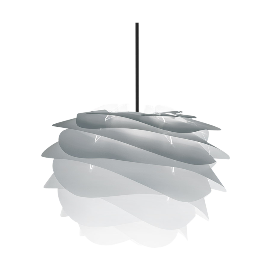 Carmina Mini hanglamp misty grey - met koordset zwart - Ø 32 cm afbeelding 1