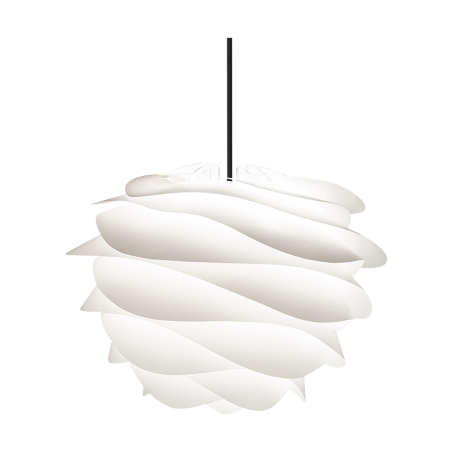 Carmina Mini hanglamp white - met koordset zwart - Ø 32 cm afbeelding 1