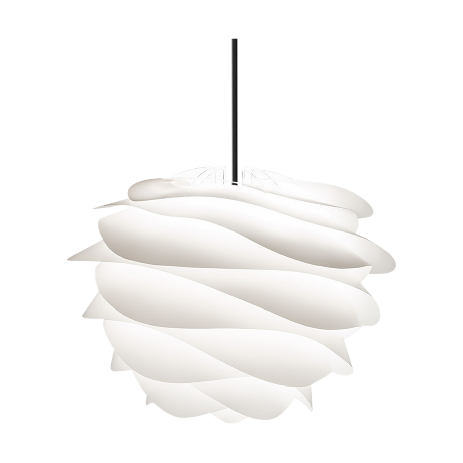 Carmina Mini hanglamp white - met koordset zwart - Ø 32 cm Carmina Mini hanglamp white - met koordset zwart - Ø 32 cm afbeelding 1