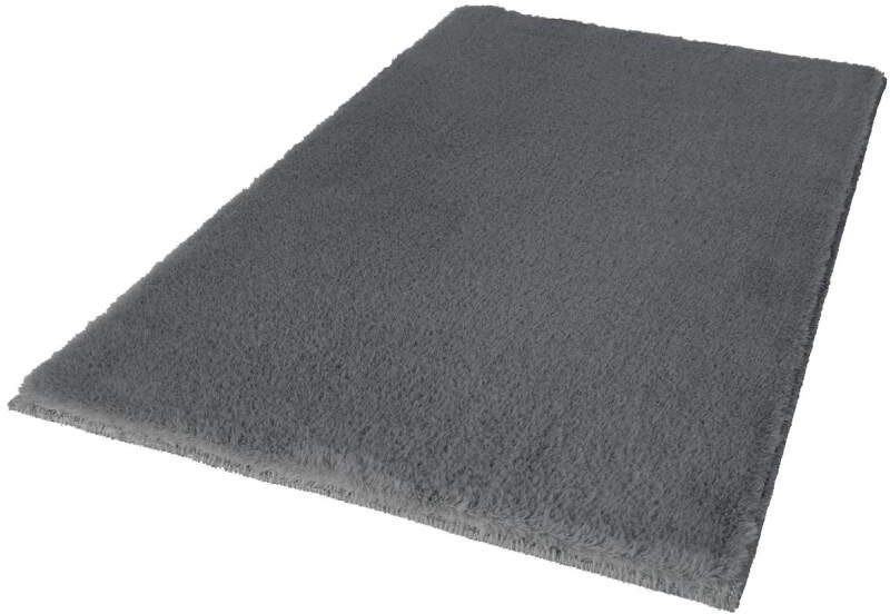 Carpet City Badmat Topia Mats, badmat uni Hoge pool, konijnenvacht-touch, polyester, badmat, wasbaar (1 stuk) afbeelding 1