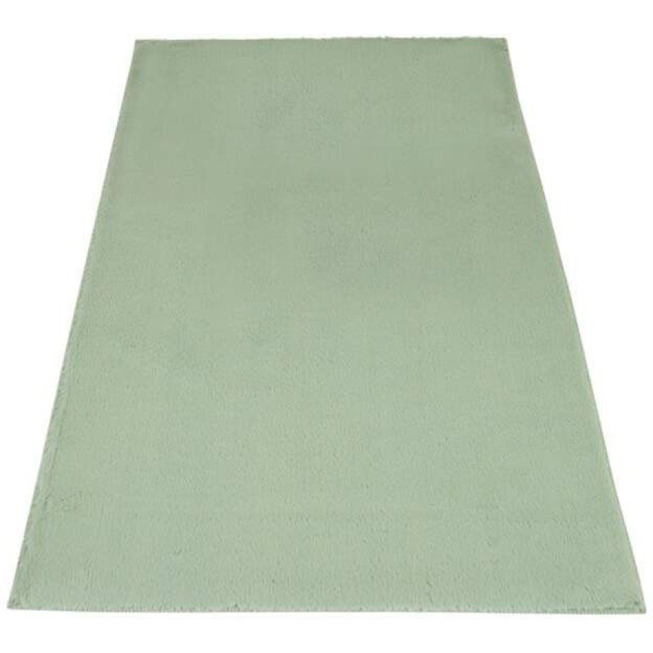 Carpet City Badmat Topia Mats, badmat uni Hoge pool, konijnenvacht-touch, polyester, badmat, wasbaar (1 stuk) afbeelding 1