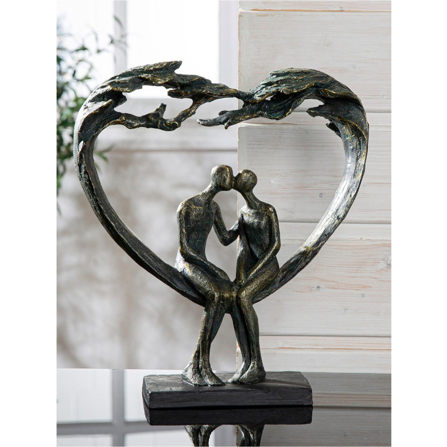 Casablanca by Gilde Decoratief figuur Sculptuur "Kus onder Boom" (1 stuk) afbeelding 1