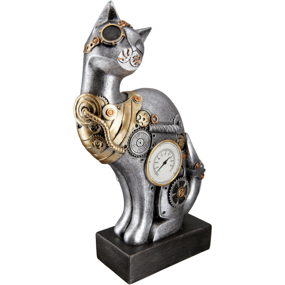 Casablanca by Gilde Dierfiguur Sculptuur Steampunk Cat (1 stuk) afbeelding 1