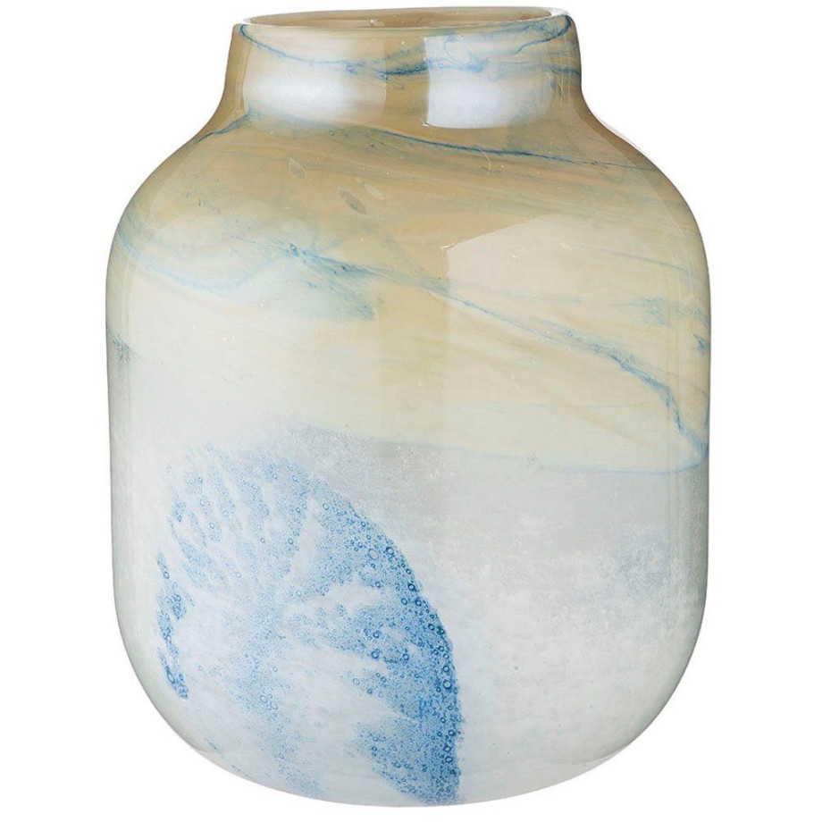 Casablanca by Gilde Tafelvaas Fresh, decoratieve vaas van doorzichtig glas, hoogte ca. 24 cm (1 stuk) afbeelding 