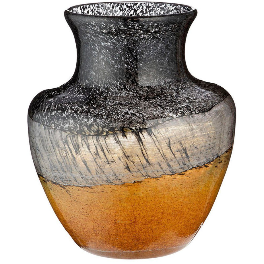 Casablanca by Gilde Tafelvaas Honduras, decoratieve vaas van doorzichtig glas, hoogte ca. 20,5 cm (1 stuk) afbeelding 