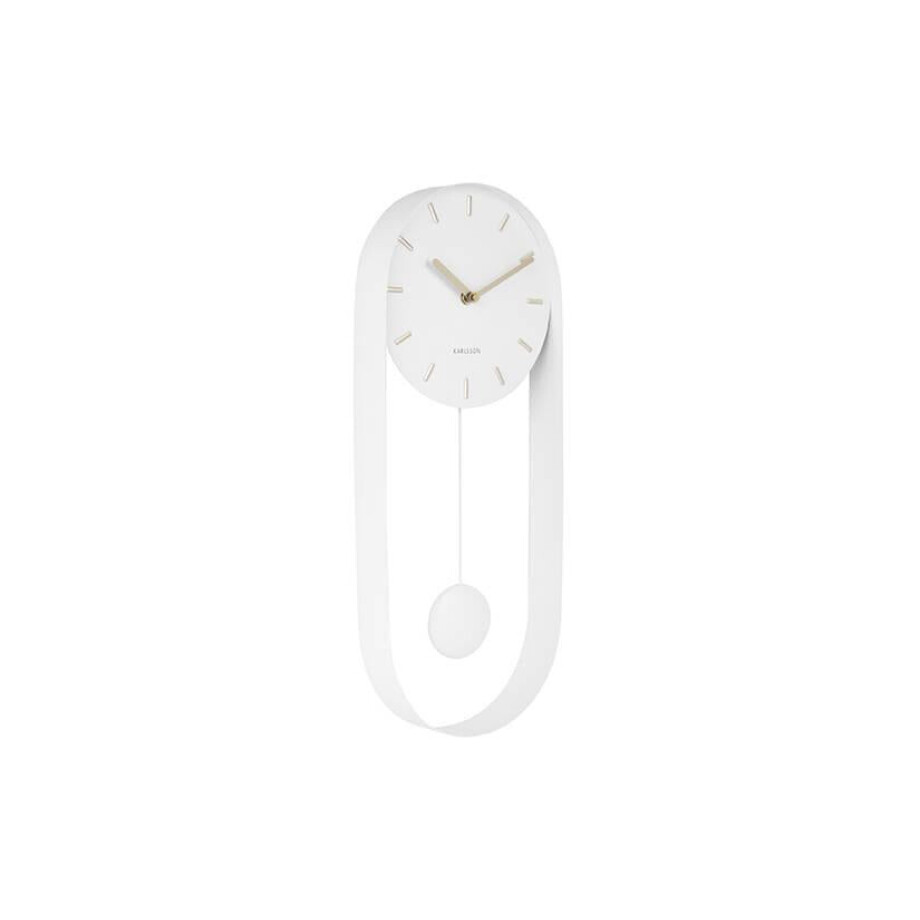 Wandklok Charm met pendulum | KARLSSON afbeelding 1