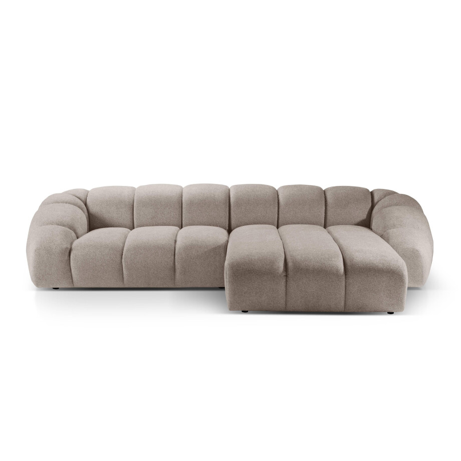 4-zits hoekbank Diana rechts velvet | Micadoni afbeelding 1