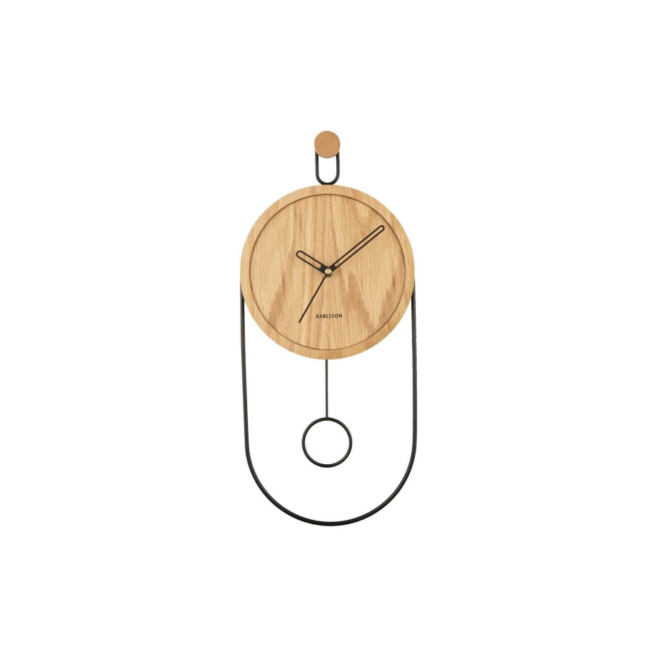 Wandklok Swing met pendulum | KARLSSON afbeelding 1