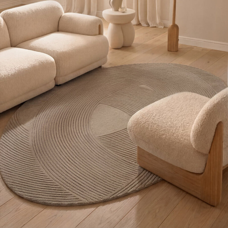 Vloerkleed Victoria Organisch - Beige Xcm - Wol - Dekbed-Discounter.nl Vloerkleed Victoria Organisch - Beige Xcm - Wol - Dekbed-Discounter.nl afbeelding