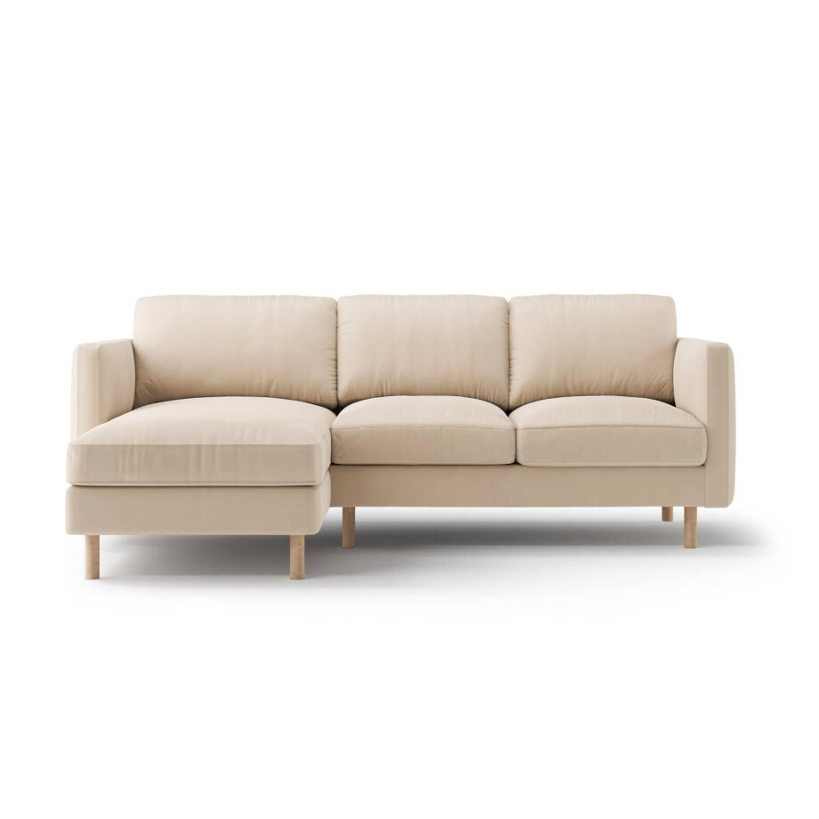 Hoekbank Eden links velvet | Micadoni afbeelding 1