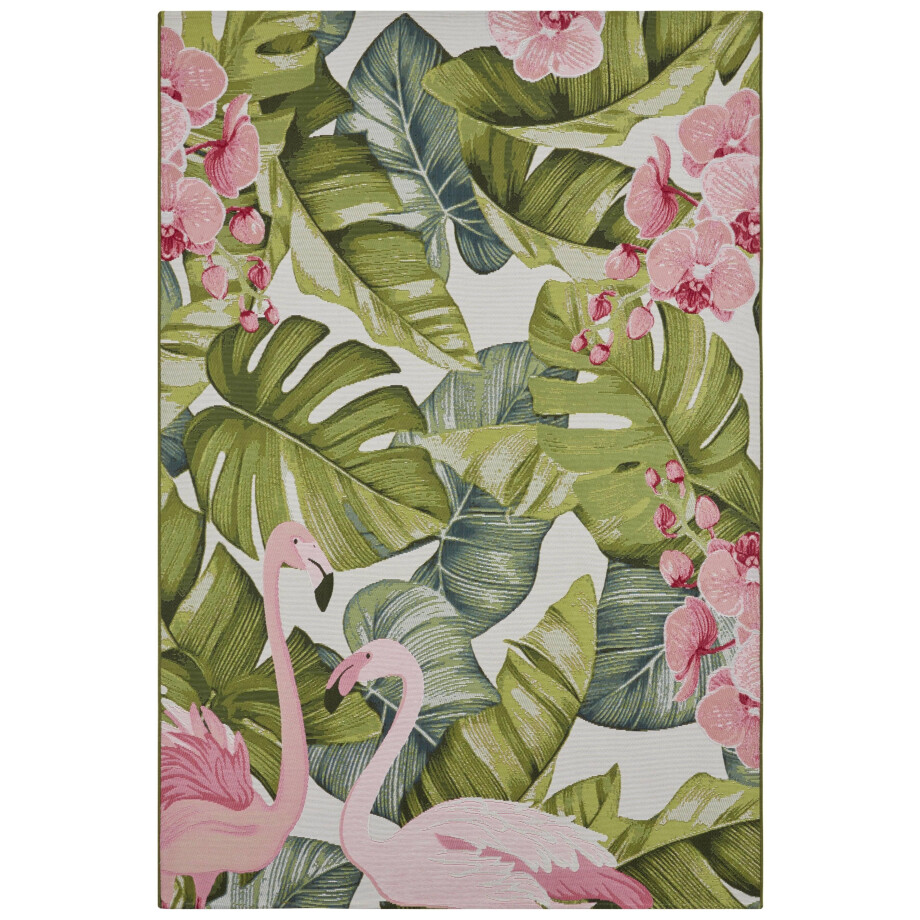 Vloerkleed Tropical Flamingo | Hanse Home Vloerkleed Tropical Flamingo | Hanse Home afbeelding 1