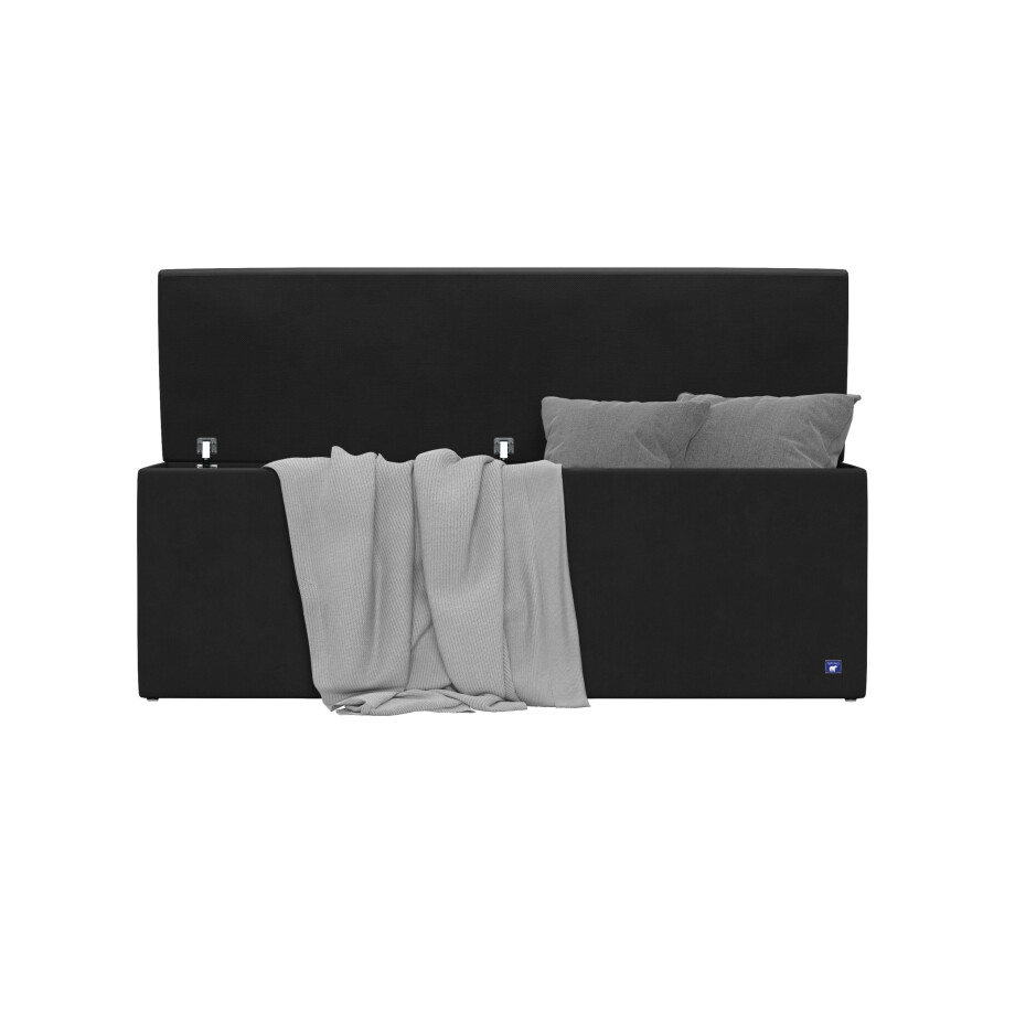 BRUNO opbergbank 140cm in antraciet | extra opbergruimte & elegant design BRUNO opbergbank 140cm in antraciet | extra opbergruimte & elegant design afbeelding 1