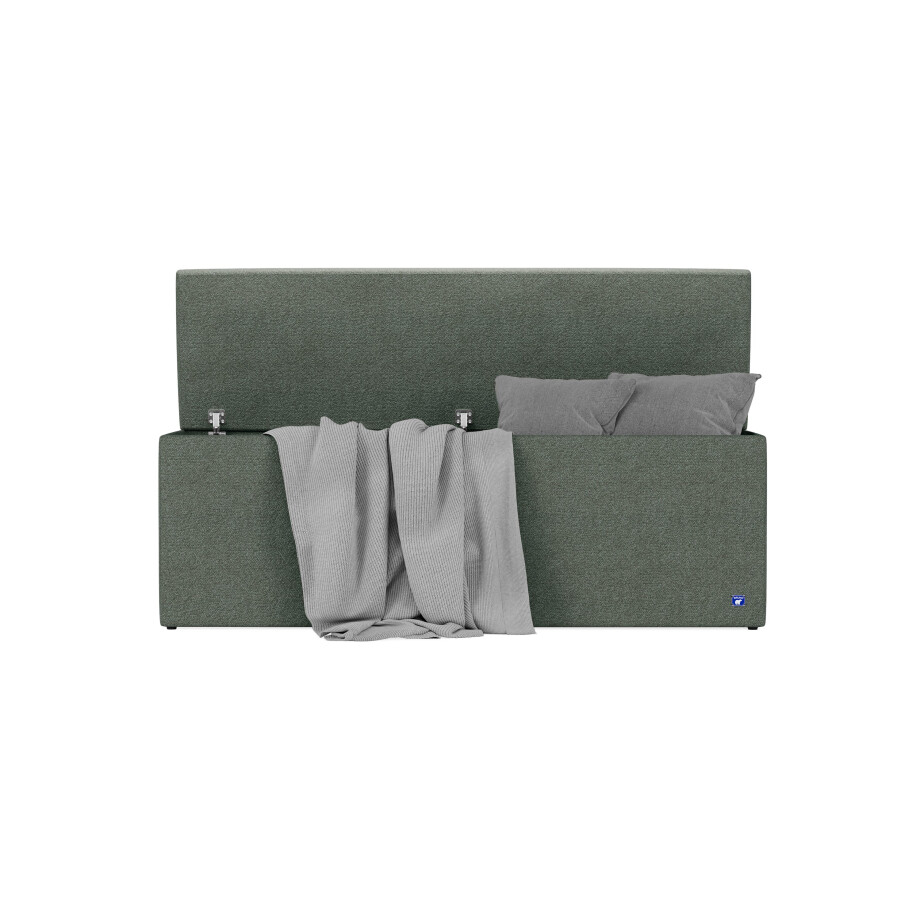 BRUNO opbergbank 140cm in aurora forest groen | extra opbergruimte & elegant design BRUNO opbergbank 140cm in aurora forest groen | extra opbergruimte & elegant design afbeelding 1